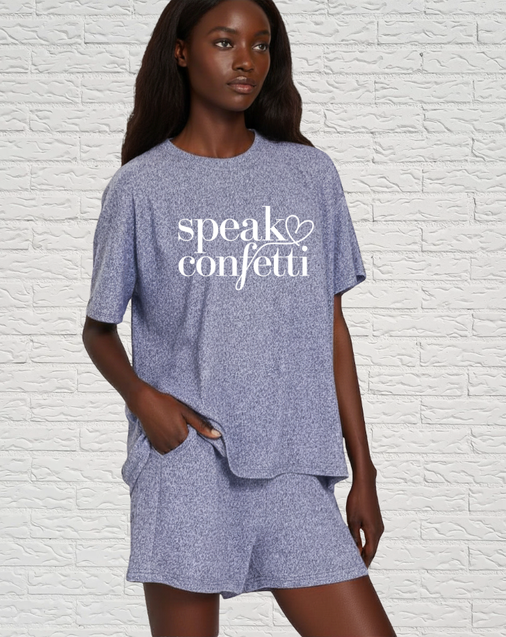 Speak Confetti Super Soft Melange Matching Set