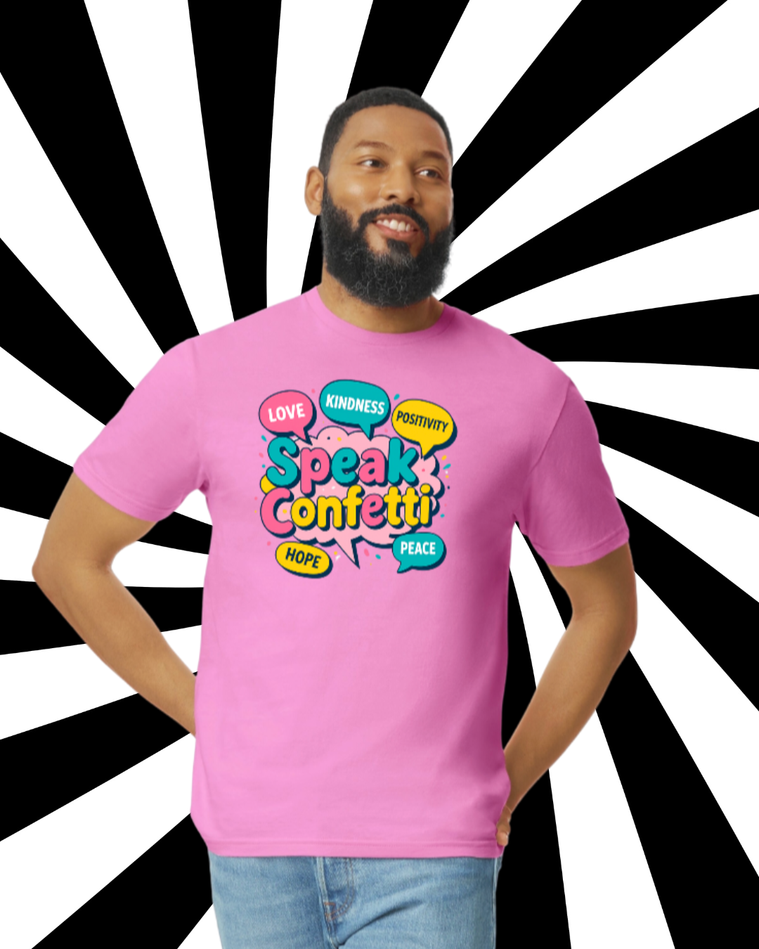 Speak Confetti Challenge Tee