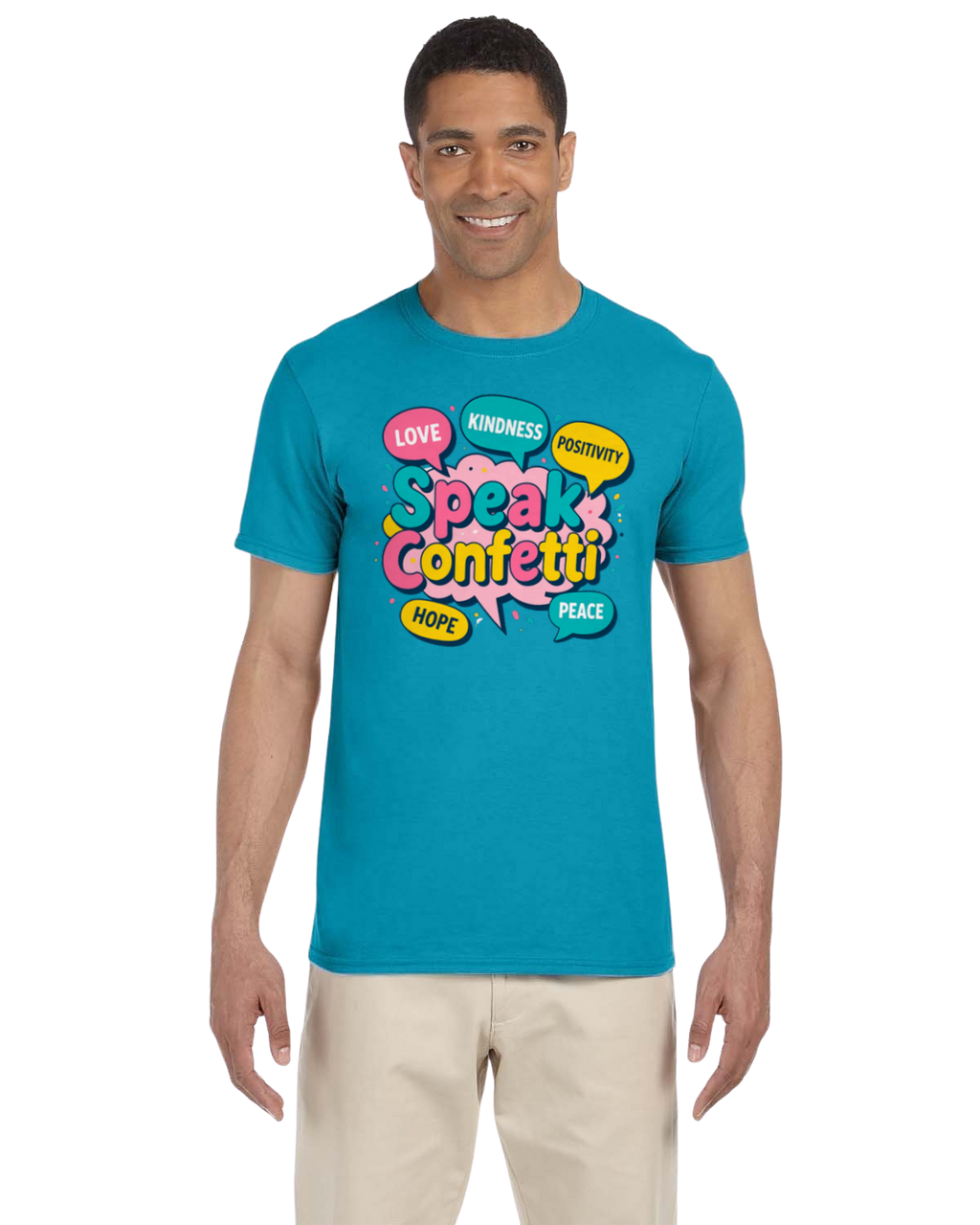 Speak Confetti Challenge Tee