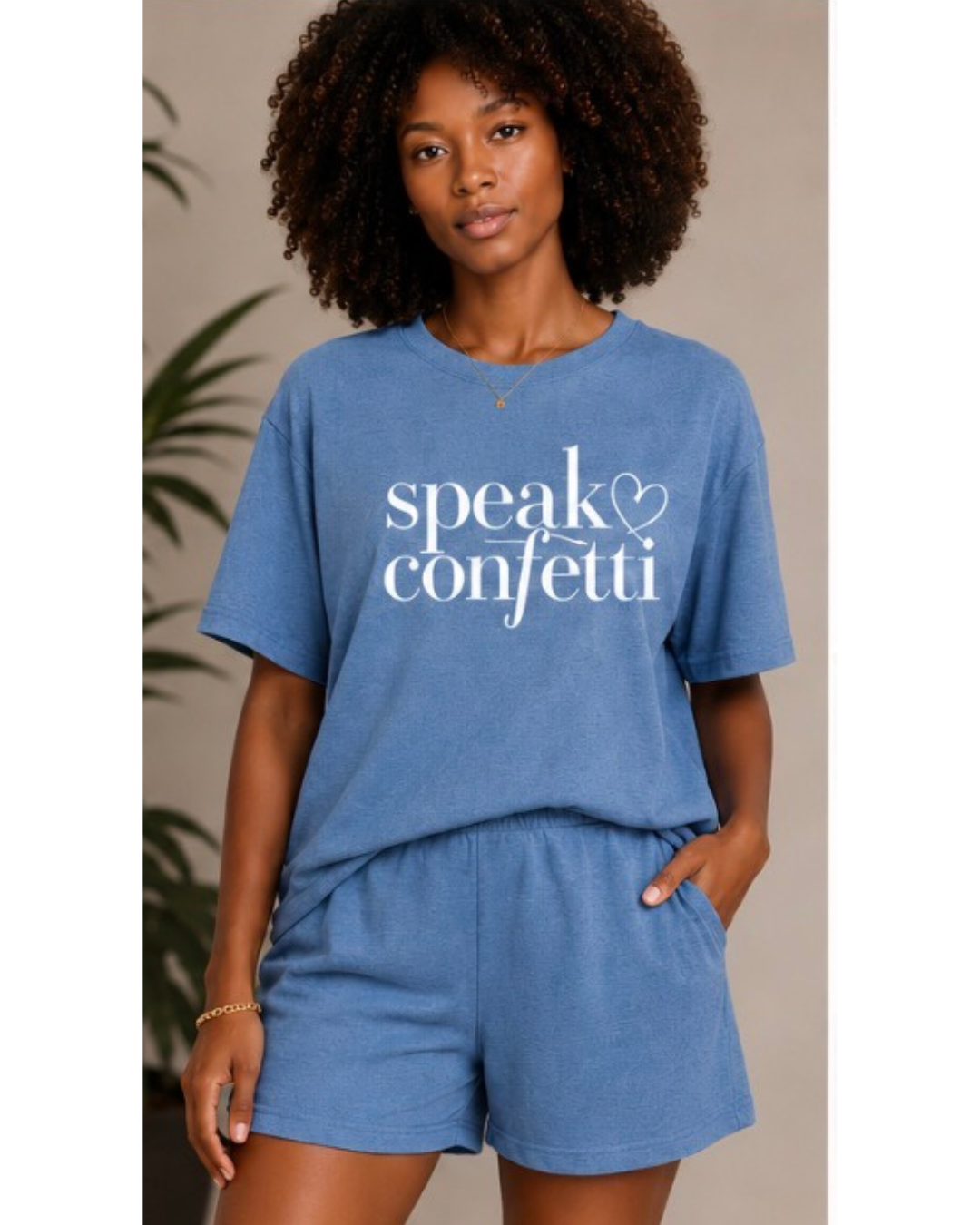 Speak Confetti Super Soft Melange Matching Set