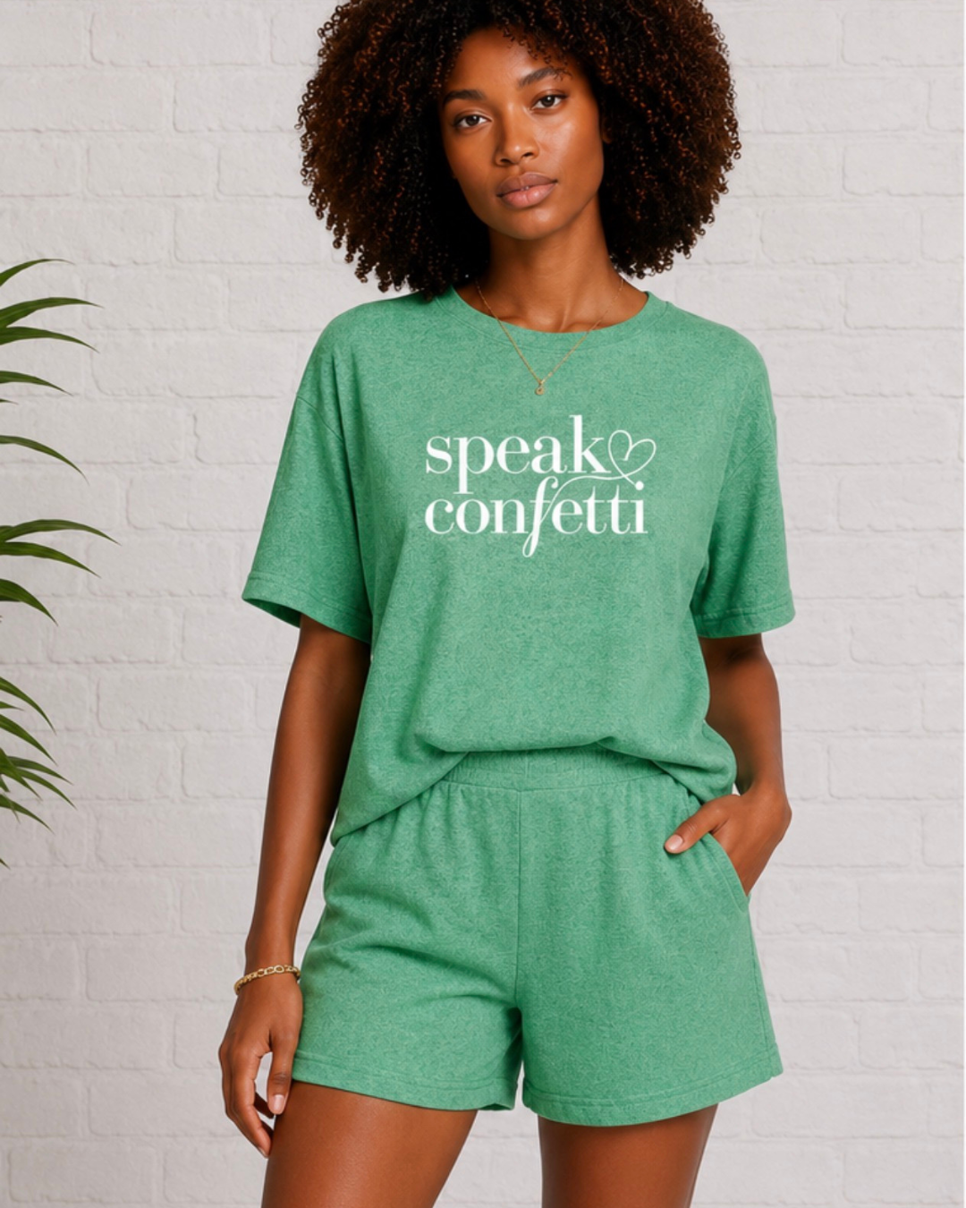 Speak Confetti Super Soft Melange Matching Set